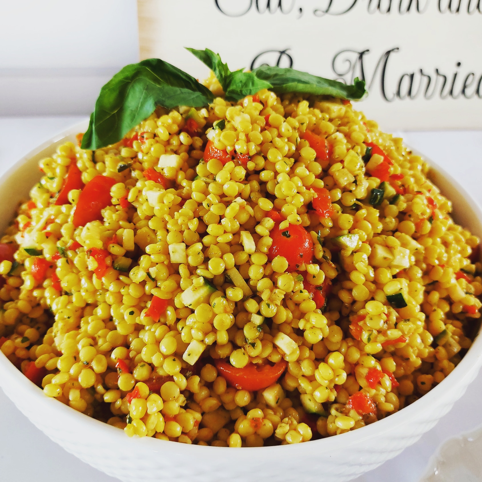 Mediterranean pearl couscous