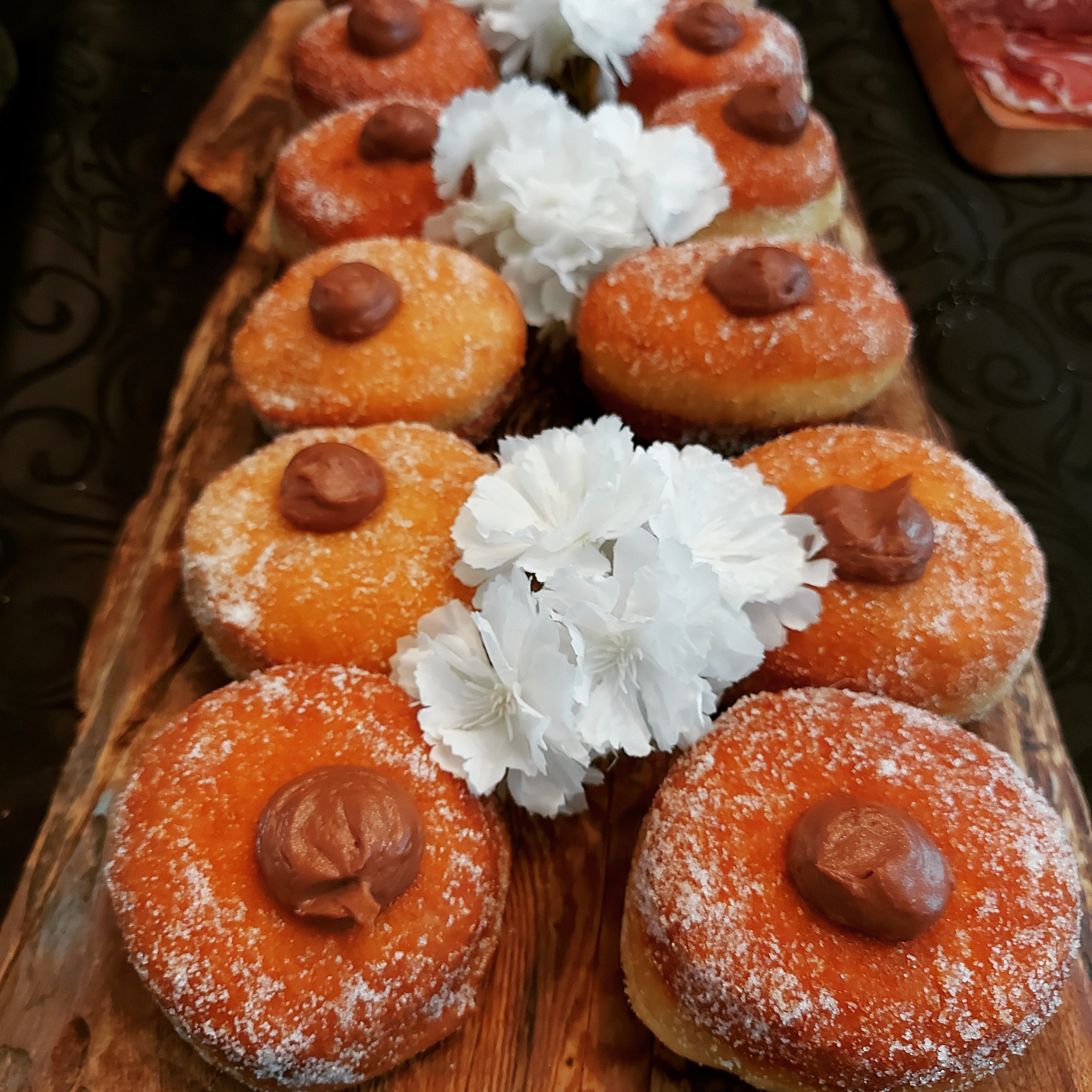 Chocolate hazelnut bombolones