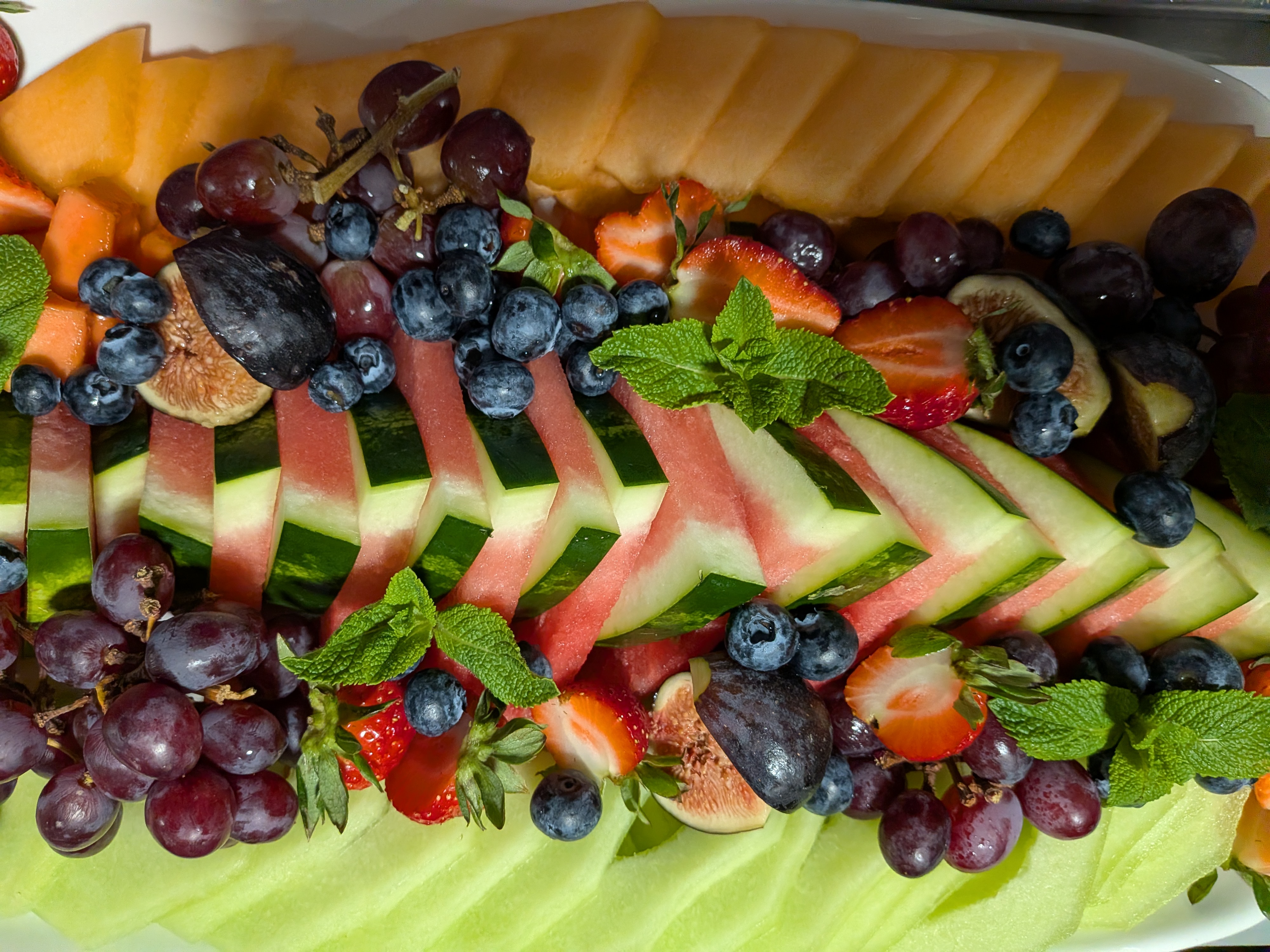 Fresh fruit platter