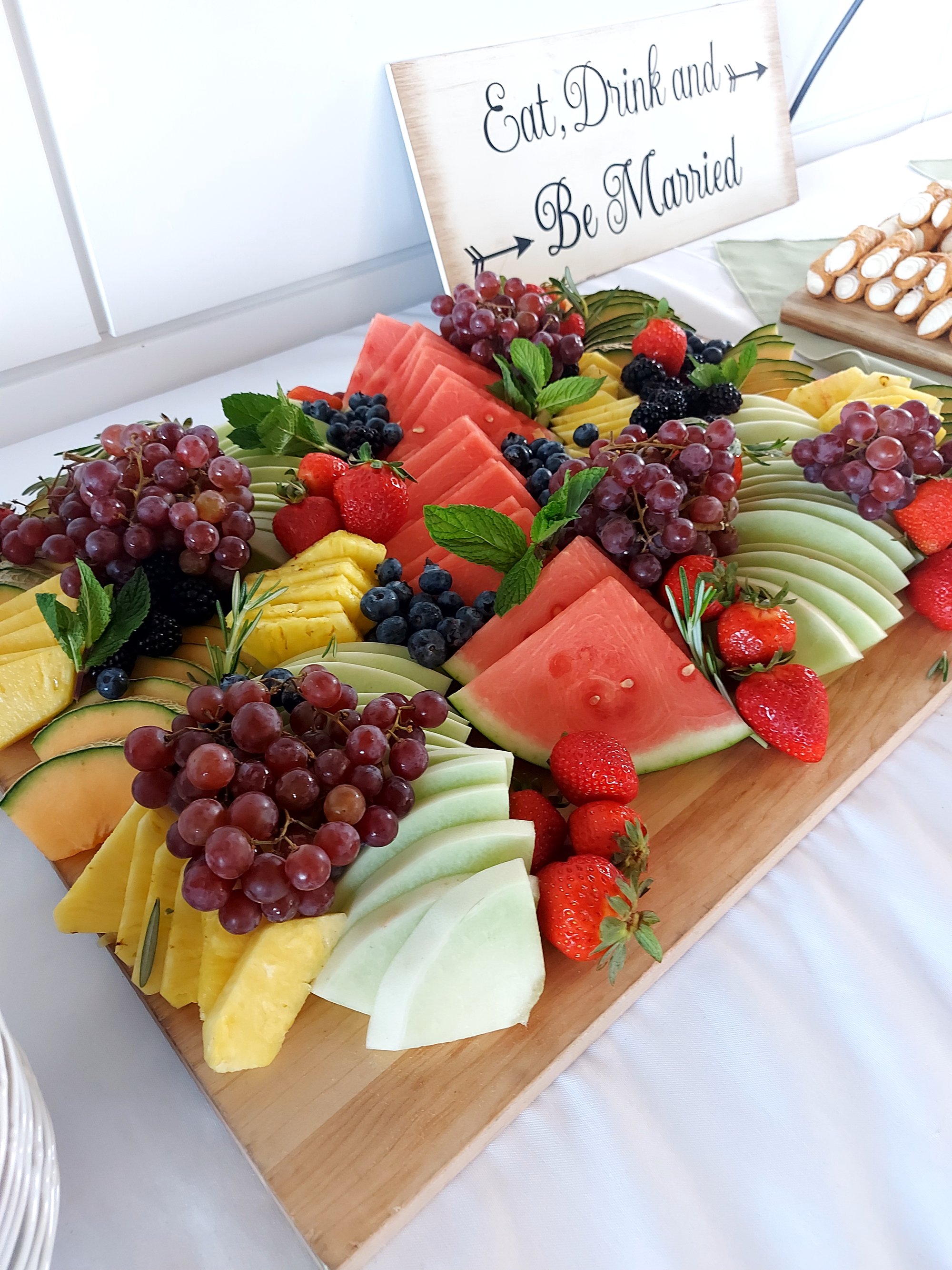Wedding fruit platter